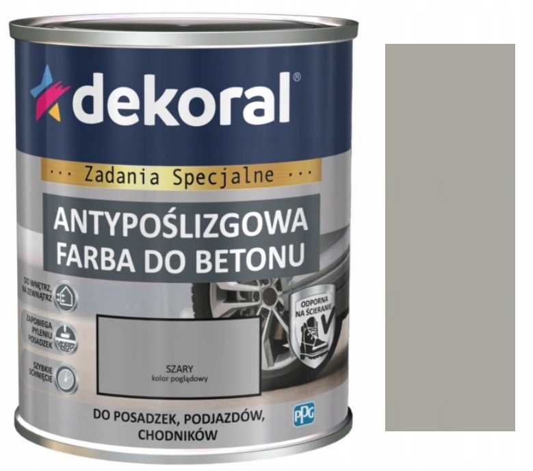 

Dekoral Akrylit B Farba Do Betonu Szary 0.75L