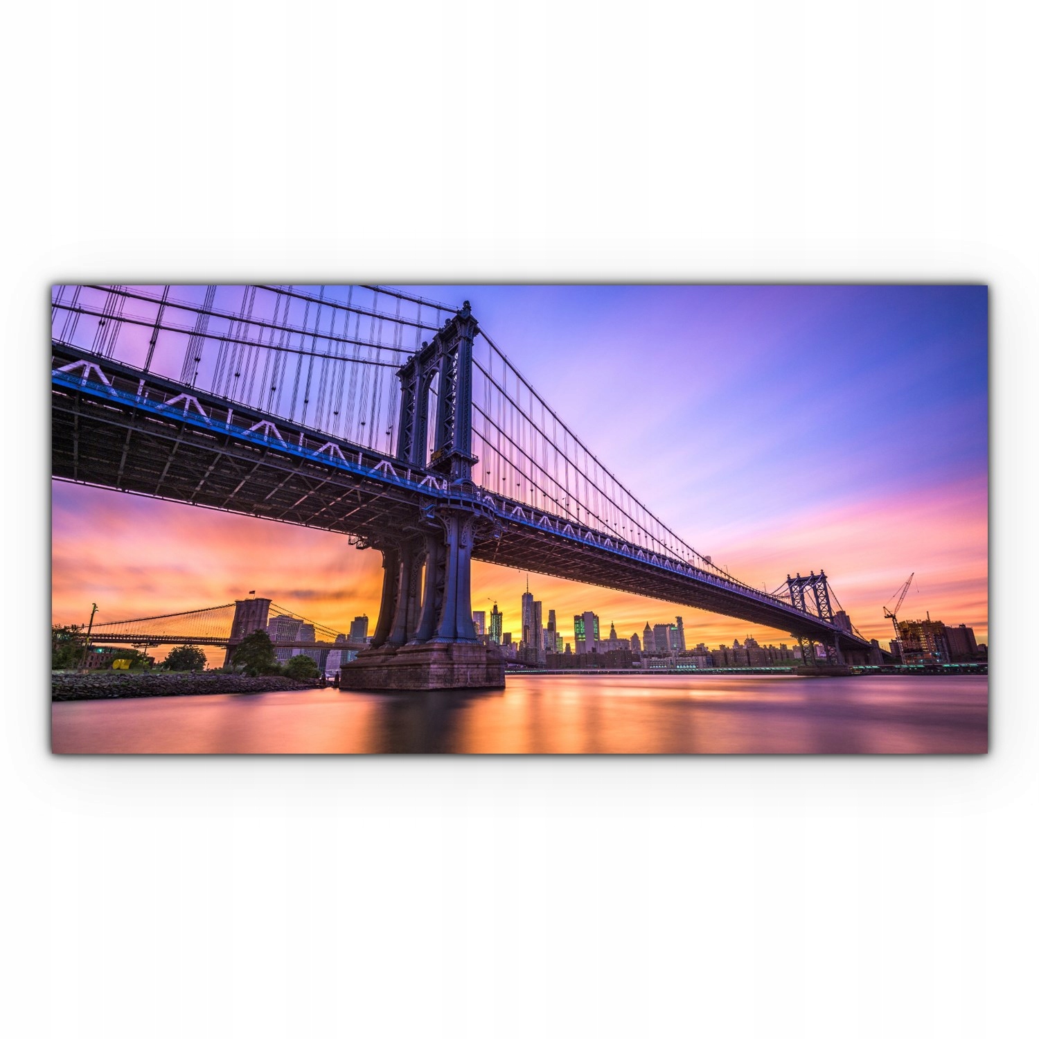 

foto-obraz na płótnie 100x50 Manhattan Most Miasto