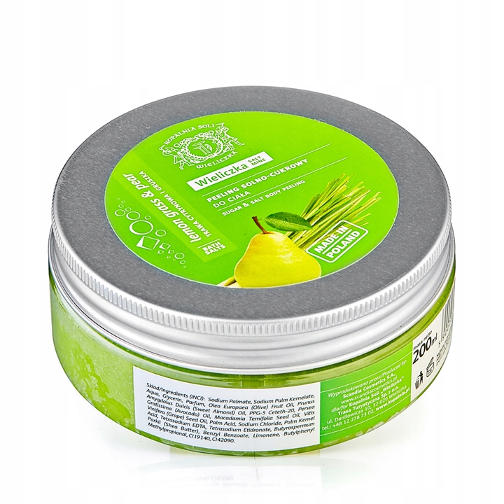 

Peeling solny cukrowy głęboko oczyszczający 200 ml