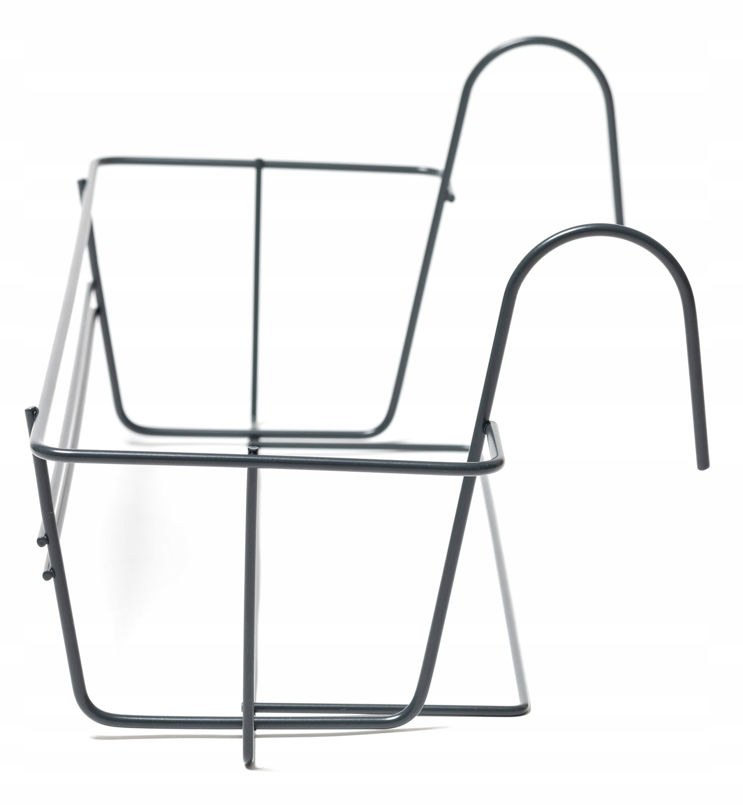 UCHWYT BALKONOWY WIESZAK KOSZ KOSZYK NA DONICE ROŚLINY SKRZYNIE BALKON 49 Kolor grafit