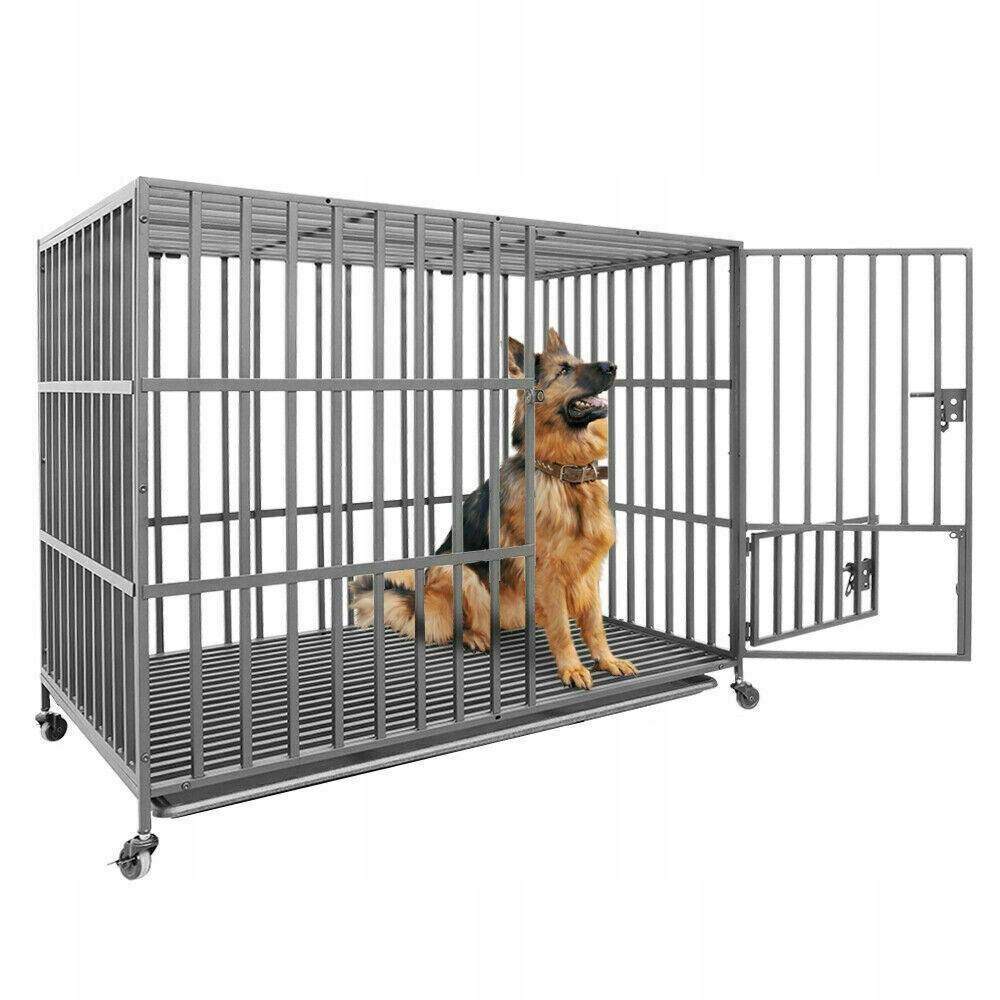 Levně Kovová klec BingoPaw pro obří plemeno 84 x 117 x 86,5 cm