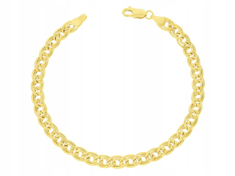 Złota bransoleta 585 splot monaliza nonna 2,38g