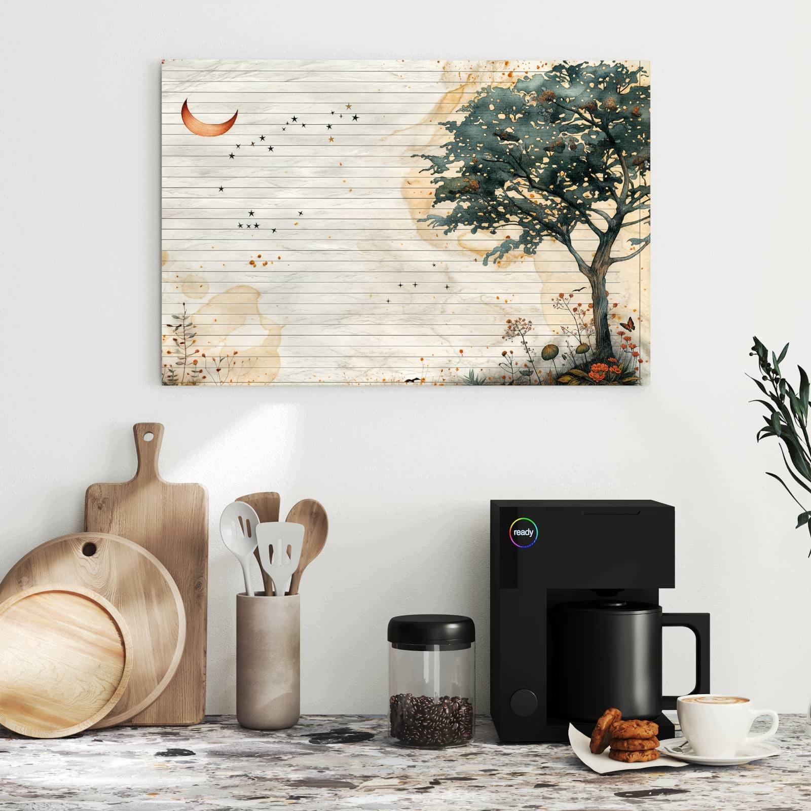 Magnetická tabule Příroda Notatnik 60 × 40 cm