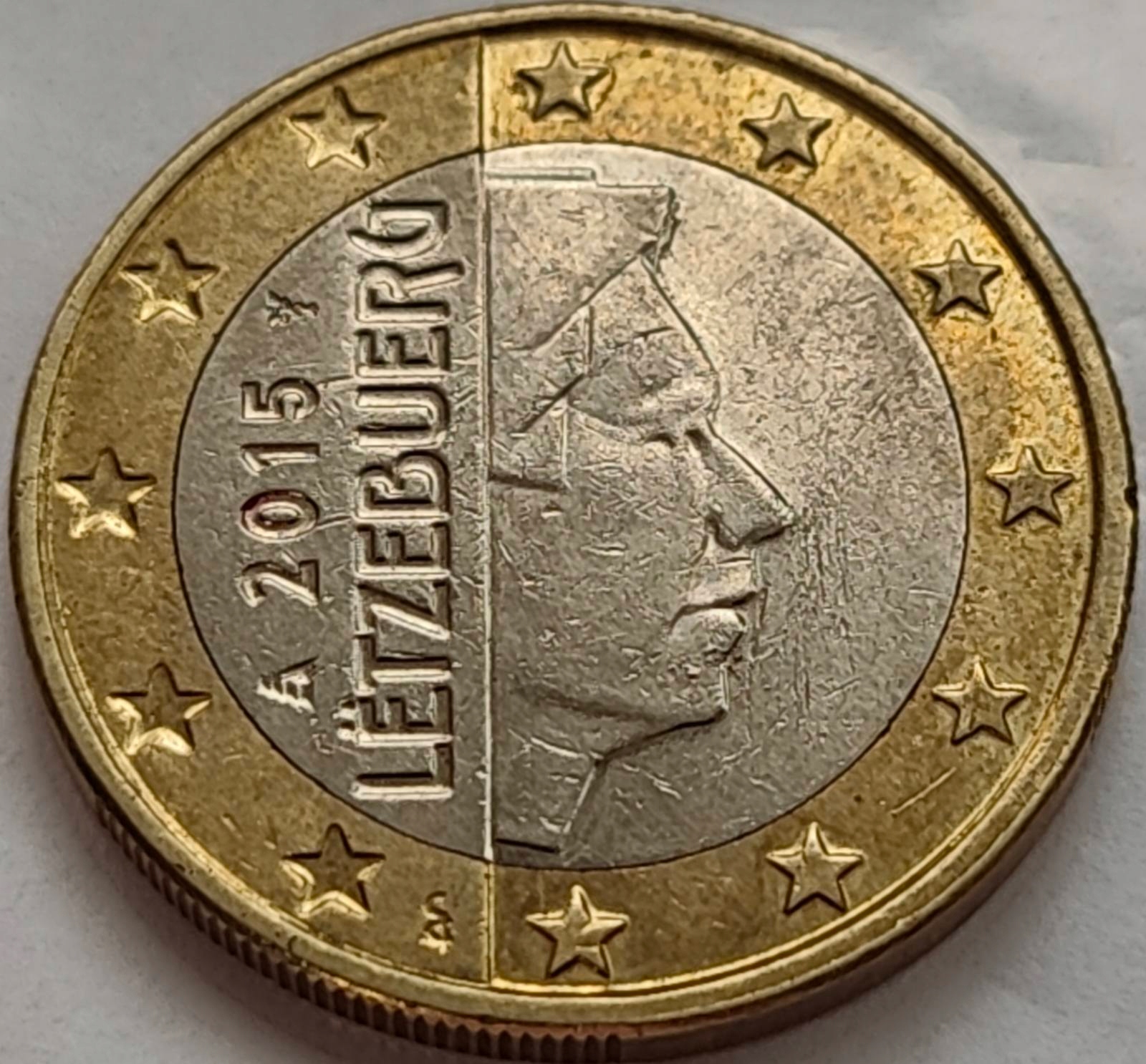 4910 - Luksemburg 1 euro, 2015