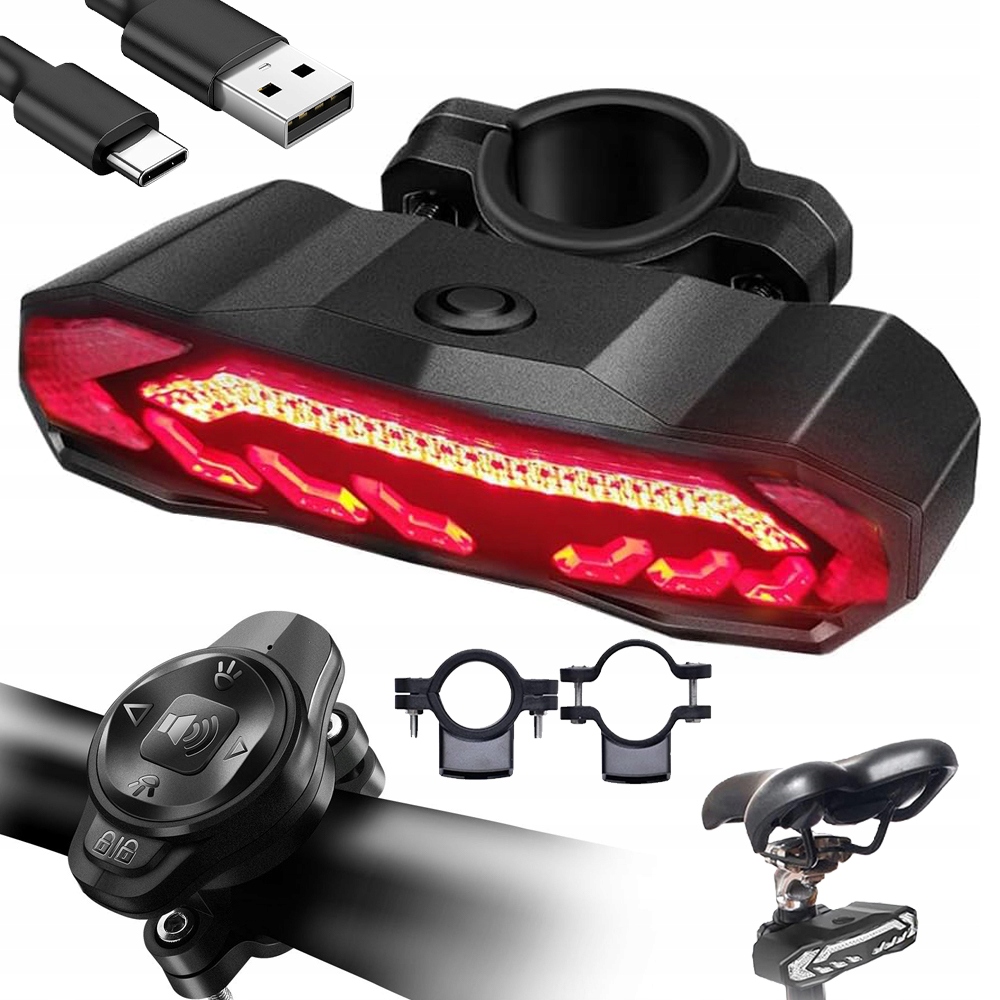 Bezprzewodowy Alarm Rowerowy 110DB 7 Poziomów Czułości IP64 1500MAH