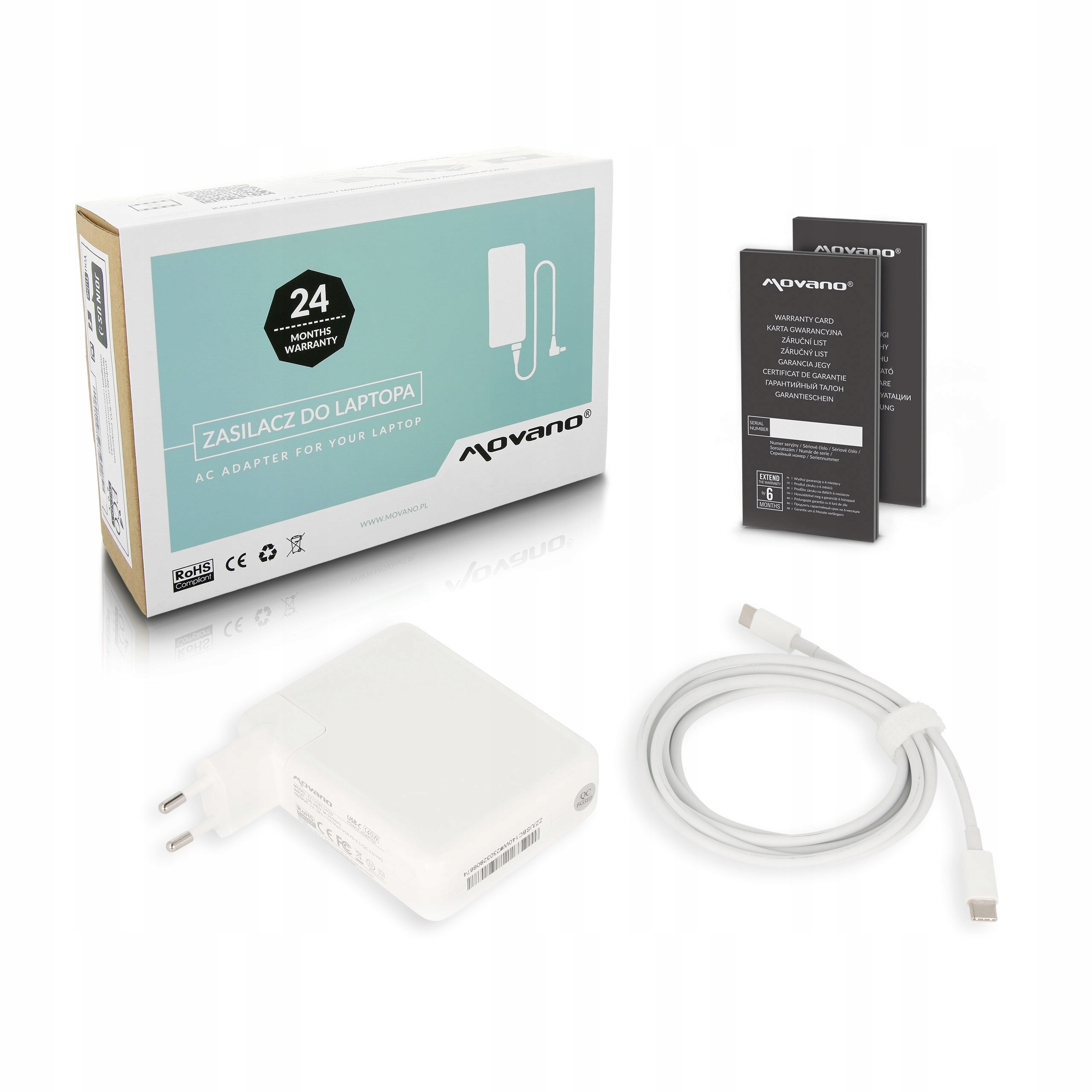 Zasilacz Ładowarka uniwersalna 140W Usb-c