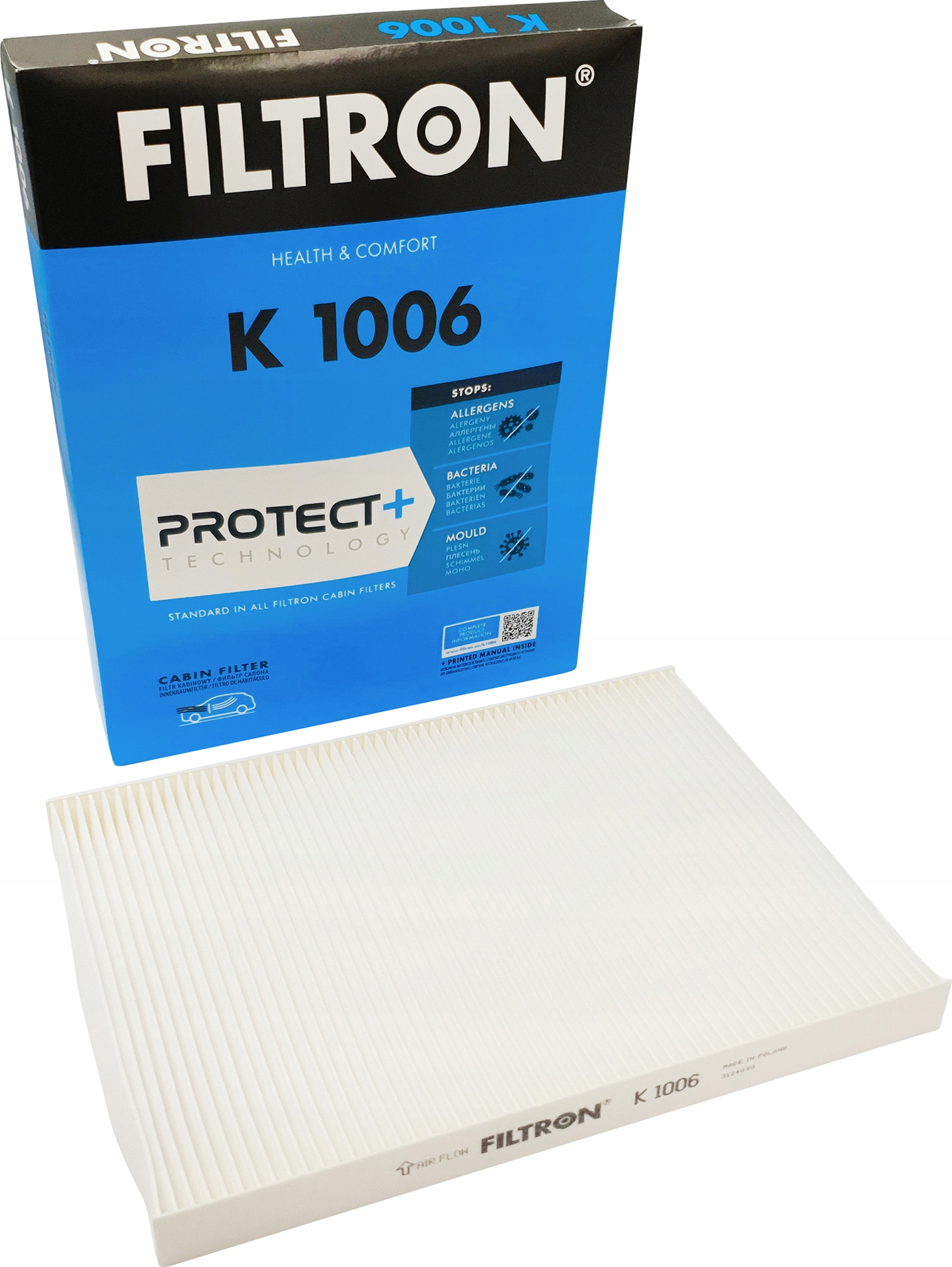 ZESTAW FILTRÓW VW PASSAT B5 FL 1.8 T 20V FILTRON Numer katalogowy części AP 063/1 K 1006 OP 526/6