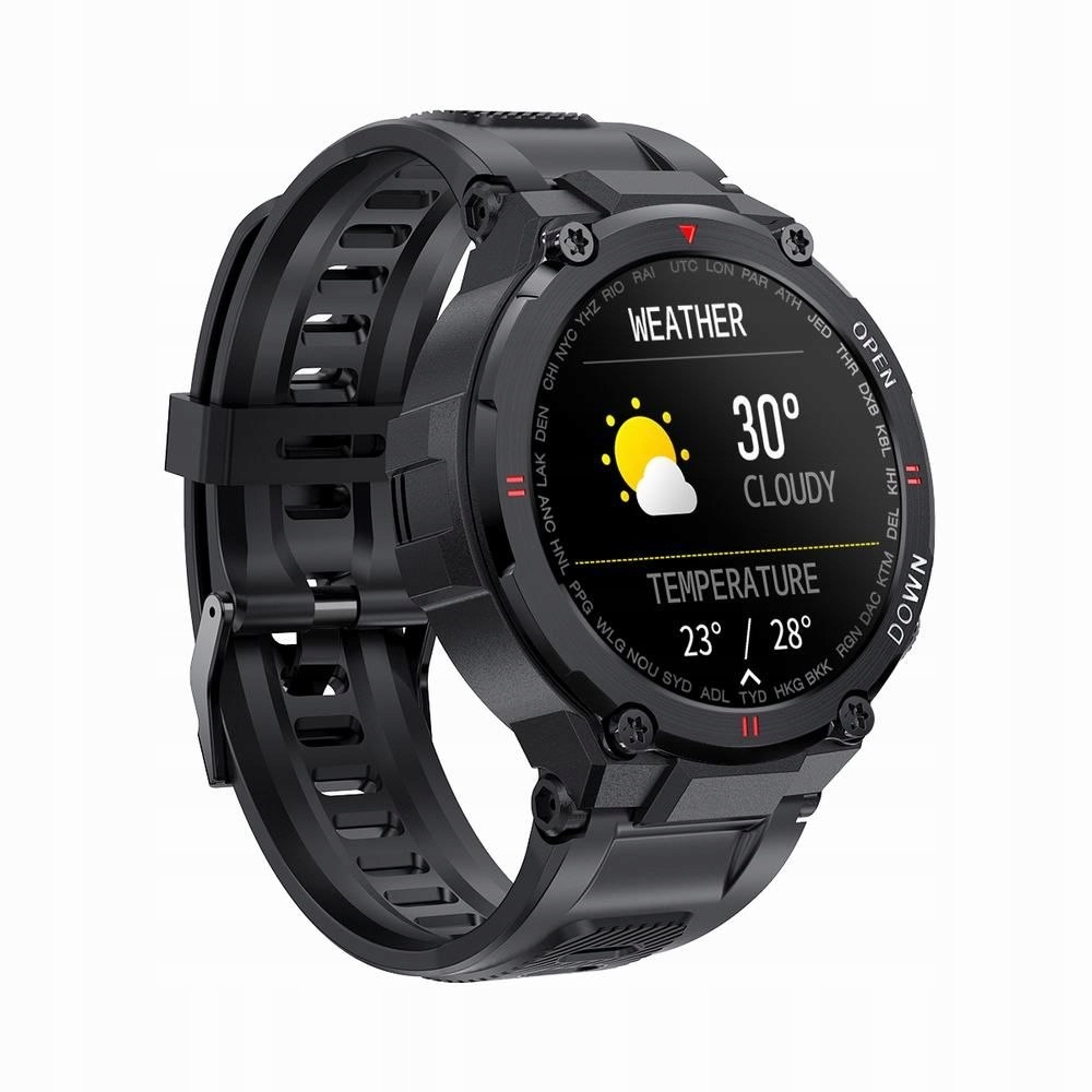 SMARTWATCH ZEGAREK Męski Fitnes FB SMS Rozmowy Stan opakowania oryginalne