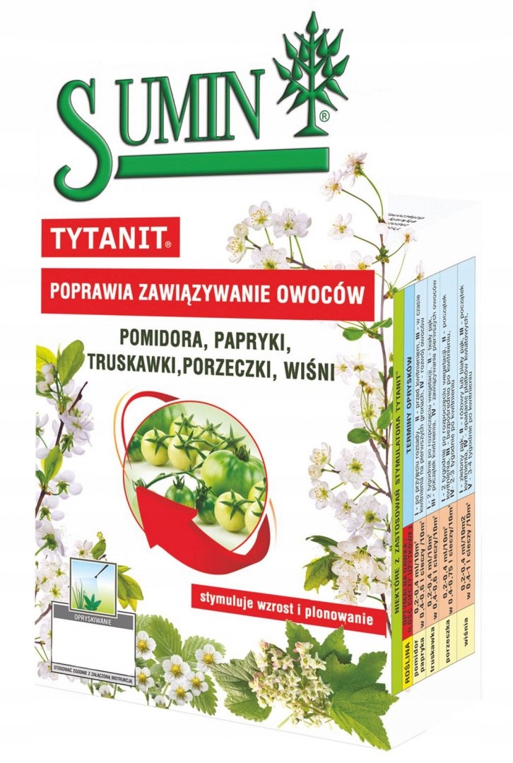 

Tytanit Poprawia Zawiązywanie Owoców 10ml