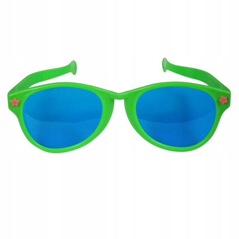 

Mega Duże Zabawne Okulary Zielone Impreza