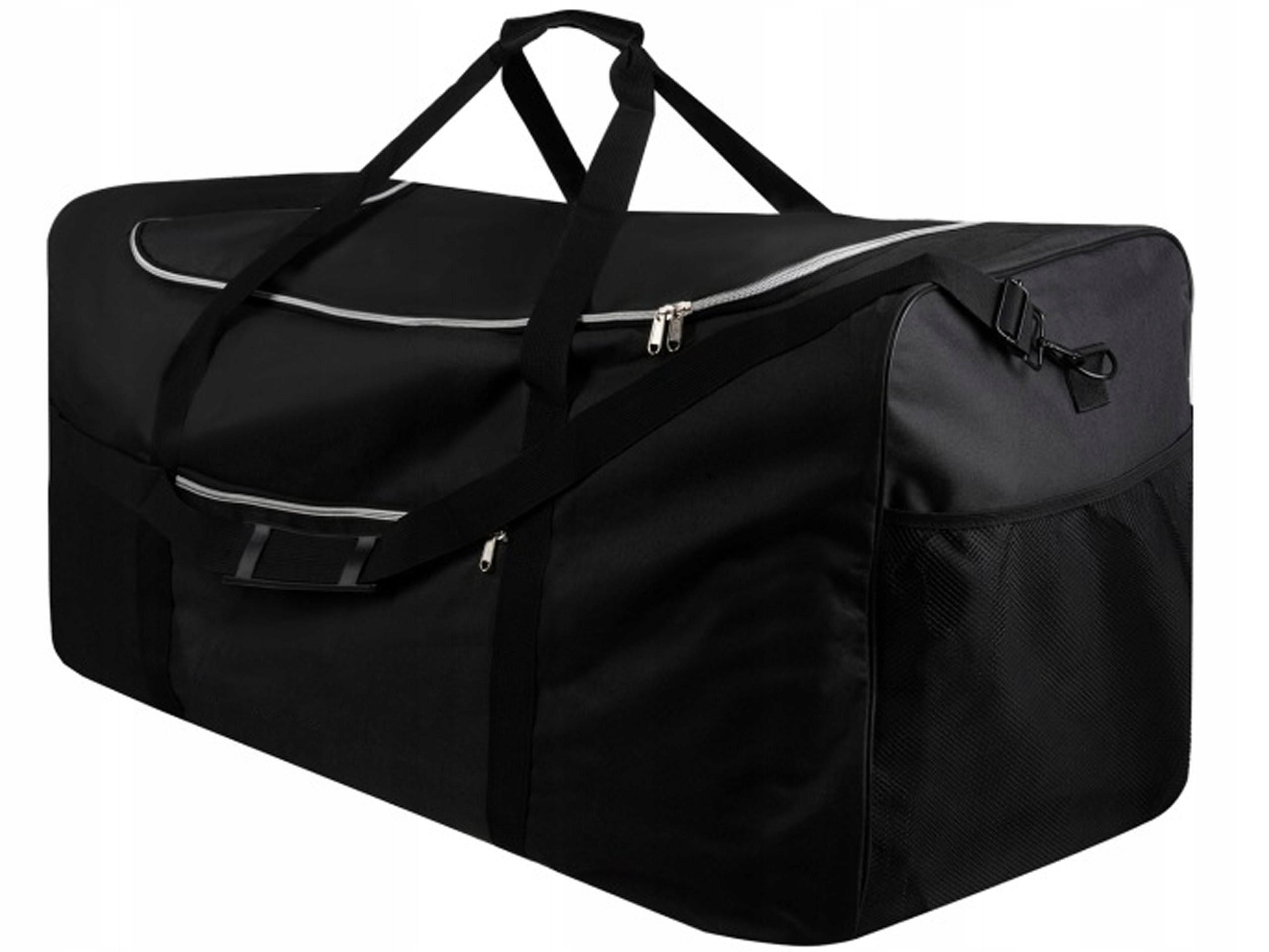 Torba Turystyczna Sportowa Podróżna Czarna Duża Pojemna 90x50x40cm 180L