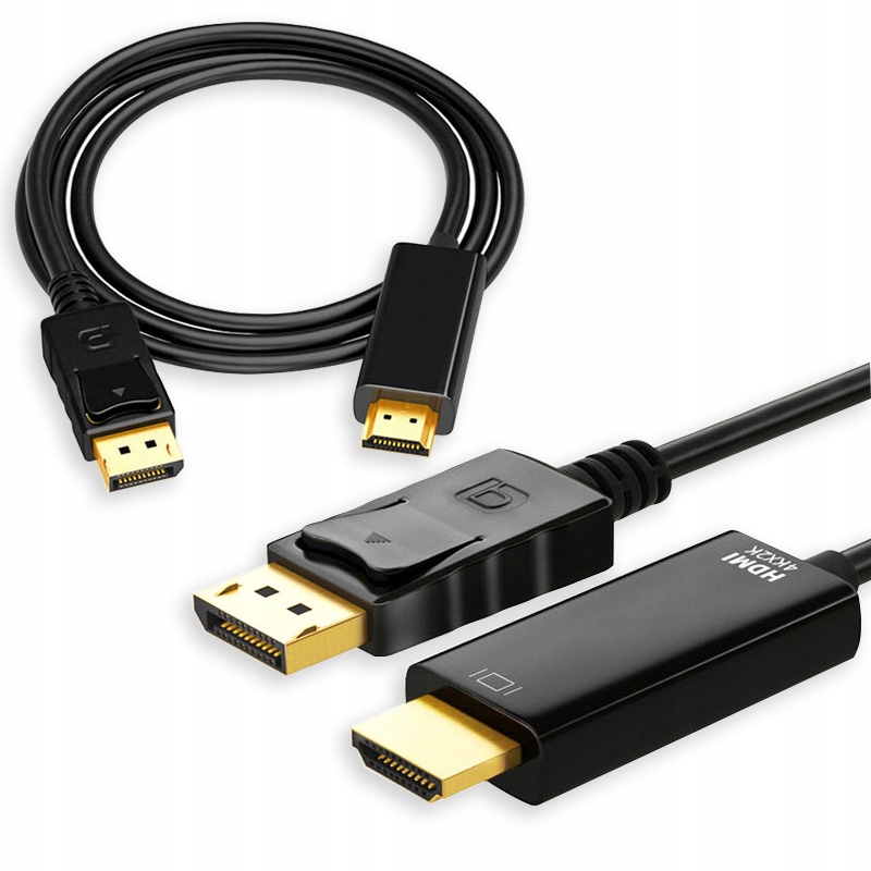 DISPLAY PORT CABLE til HDMI DP DisplayPort 4K