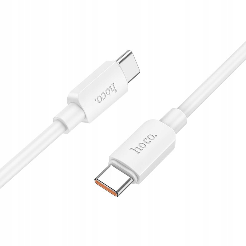 Hoco kabel Typ C do Typ C Pd 6A 100W X96 1 m biały