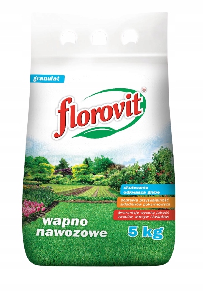 

Florovit wapno nawozowe granulowane worek 5kg