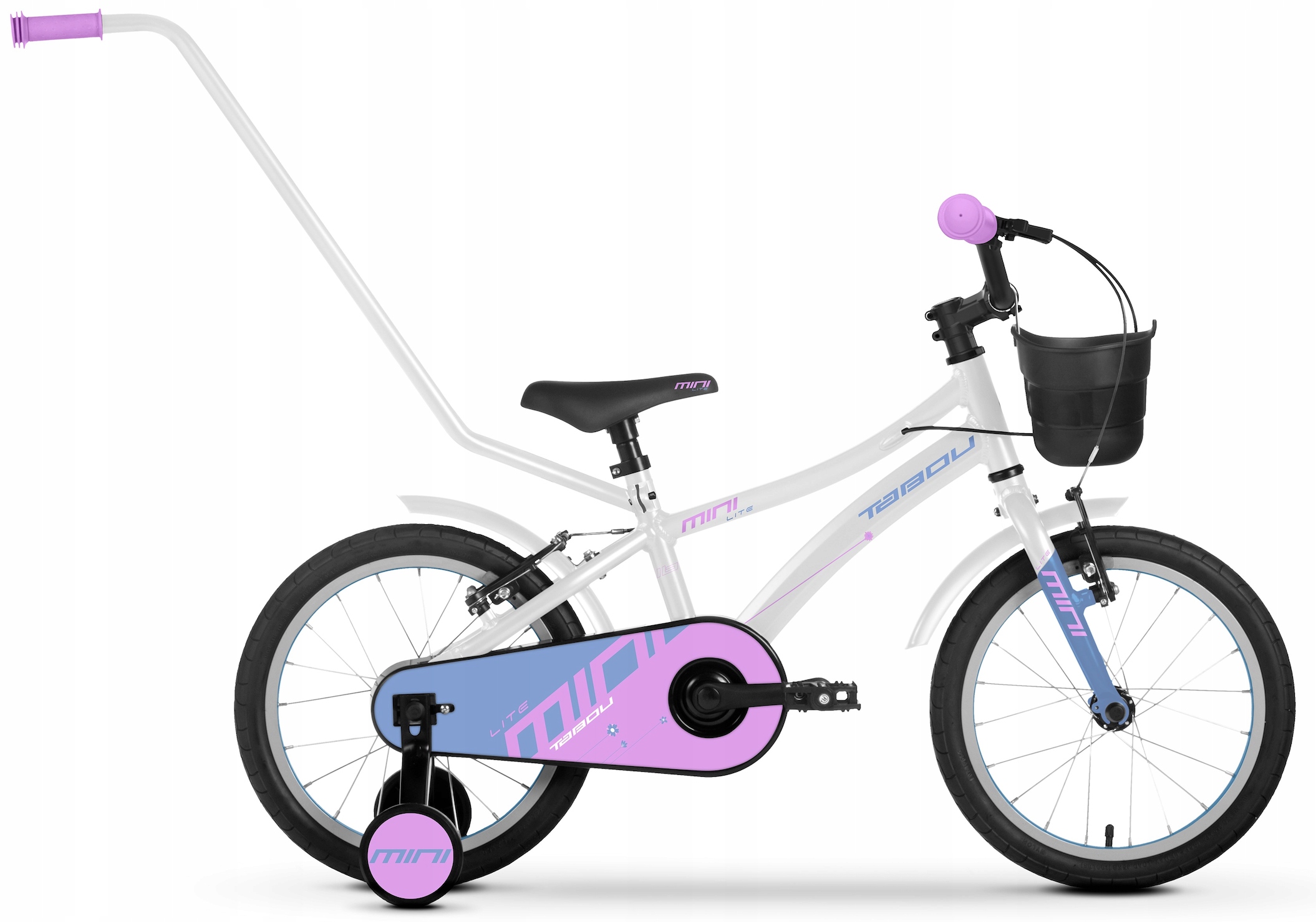 Rower Dziecięcy Rowerek 14 Cali Dla Dziewczynki Lekki Prowadnik Koła Boczne