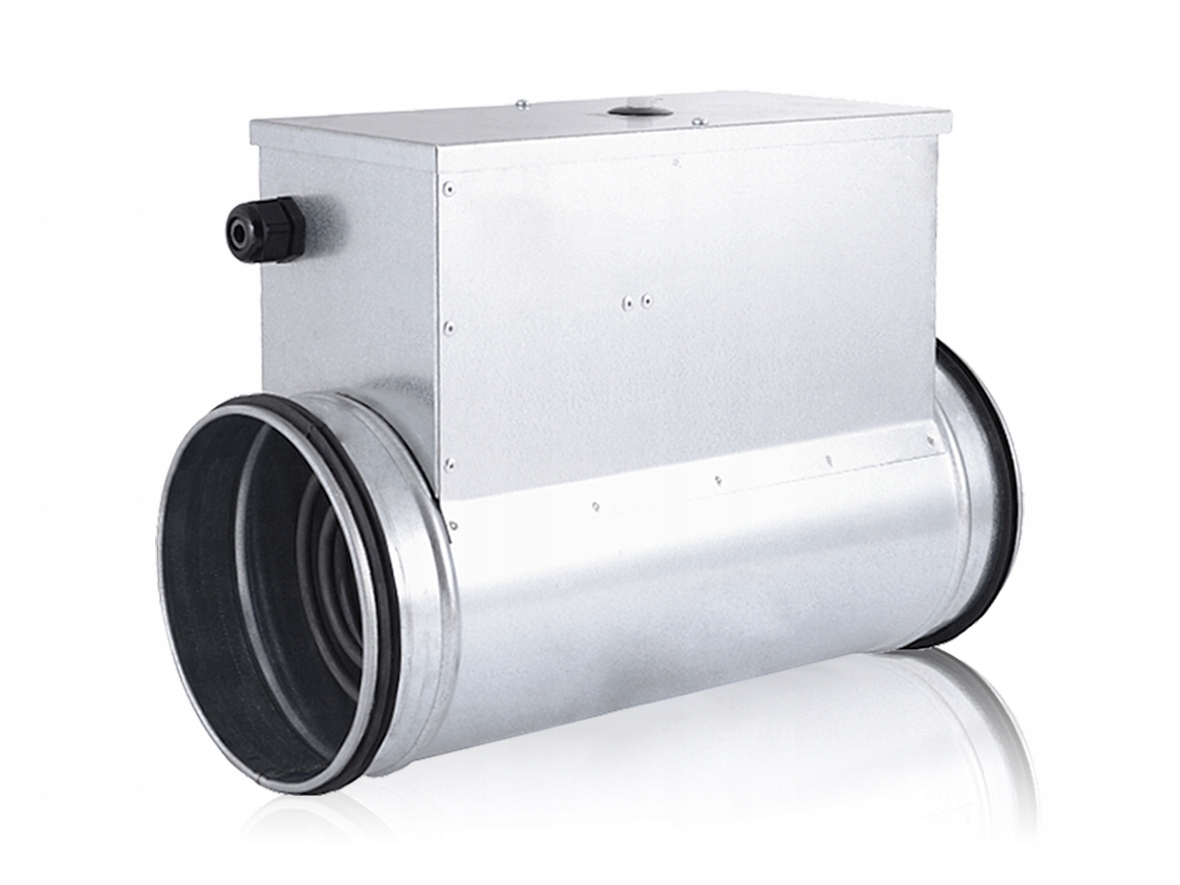 Elektrický kanálový ohrievač 230V 600W (0,6 kW) pre rúrku Spiro 125 mm