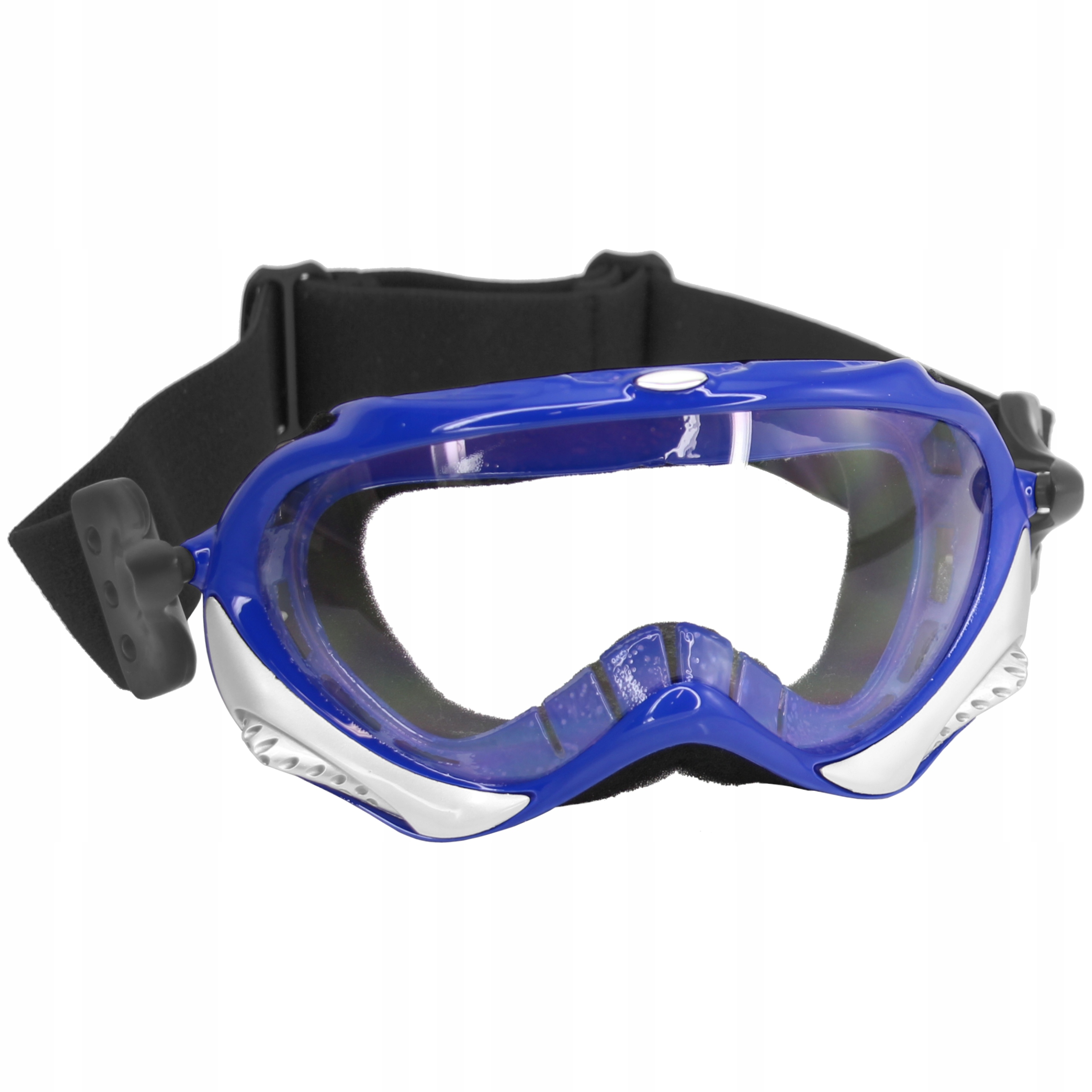 GOGLE OKULARY CROSS ENDURO OFF ROAD NIEBIESKIE