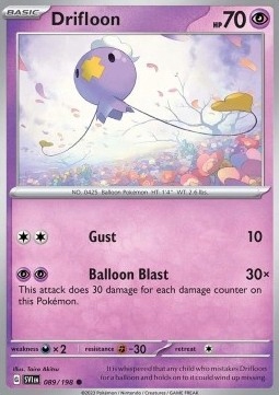 

Scarlet & Violet 089/198 Drifloon