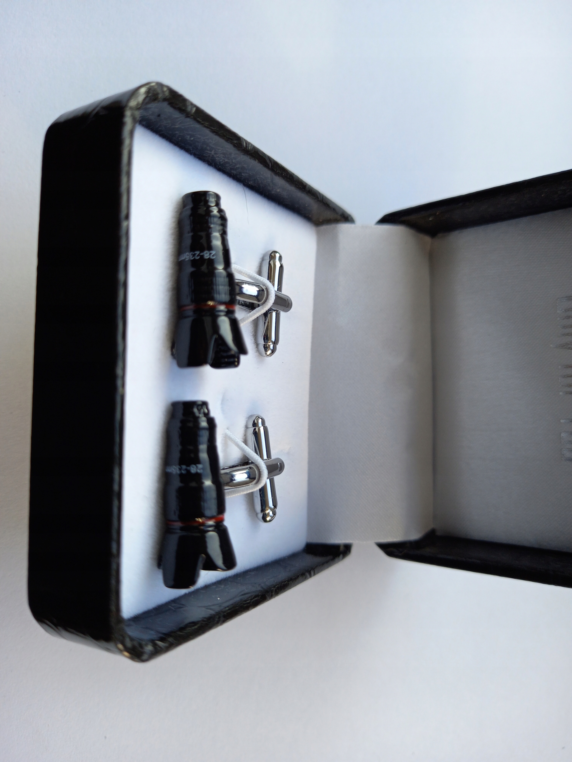 Manžetové knoflíčky Objektiv fotoaparátu pro fotografa