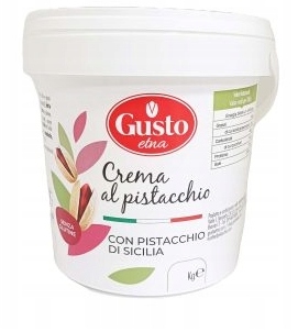 Krem pistacjowy 35% Gusto etna 1kg 1000g al pistacchio di Sicilia