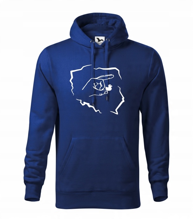 

Bluza z kapturem Anty Pis Kaczka Out śmieszna