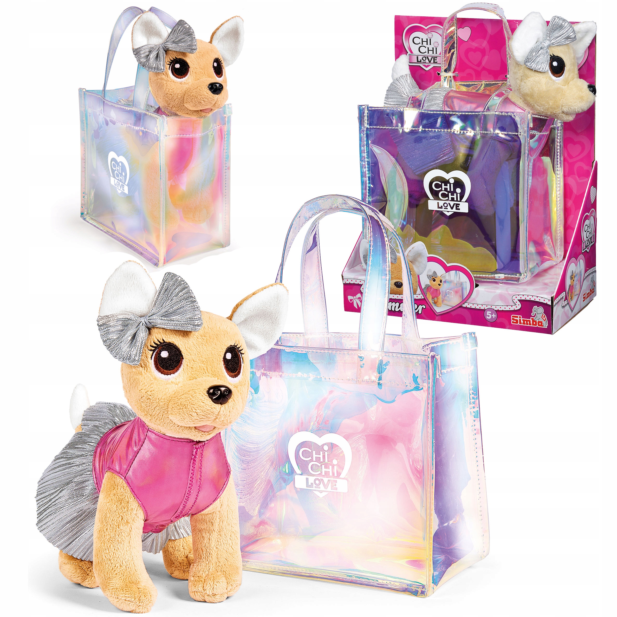 

Simba Chi Chi Piesek w Torebce Holo Lśniąca Moda