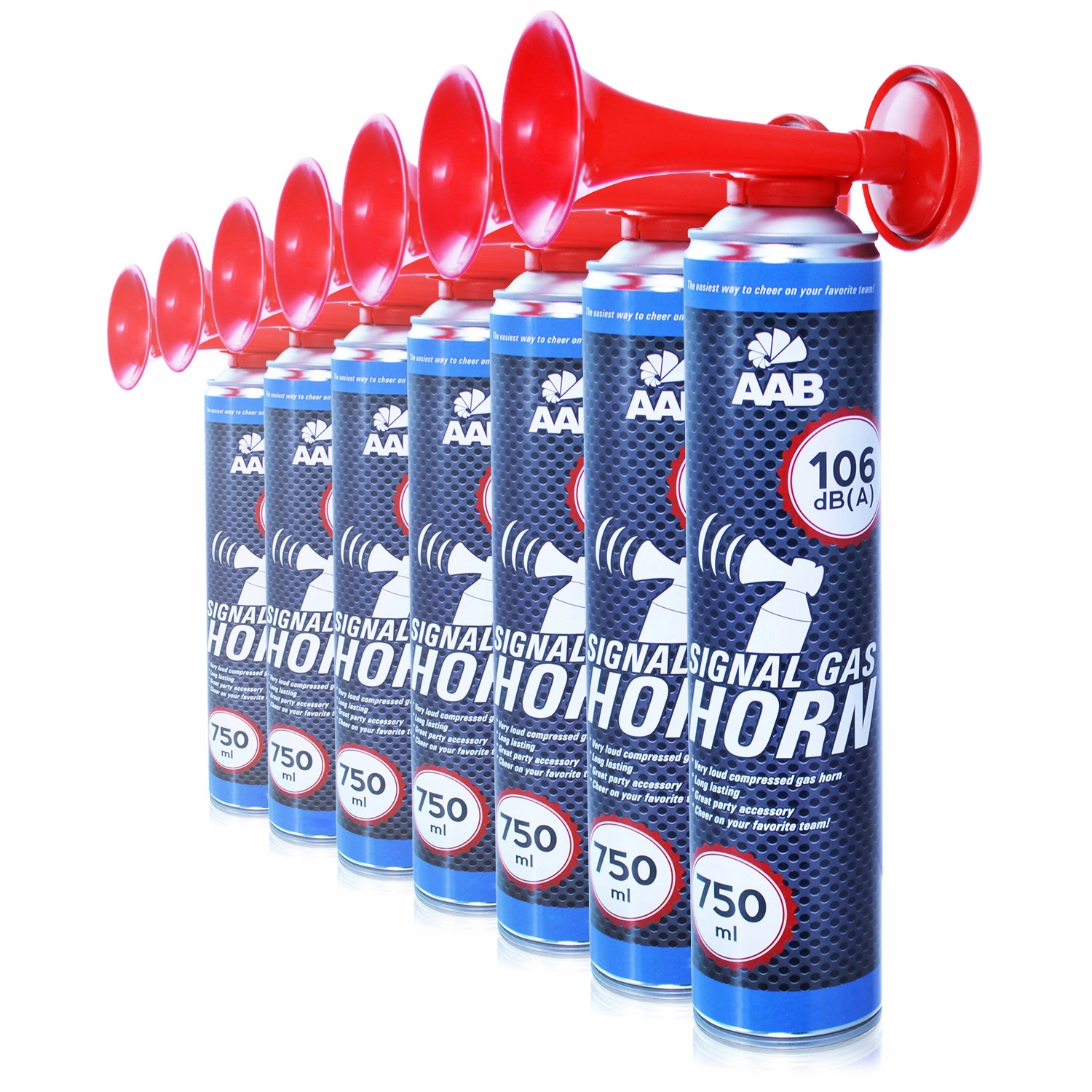 Aabcooling 7X Trubka Na Stlačený Vzduch Fanfara 750ml Hlasitá Wuwuzela