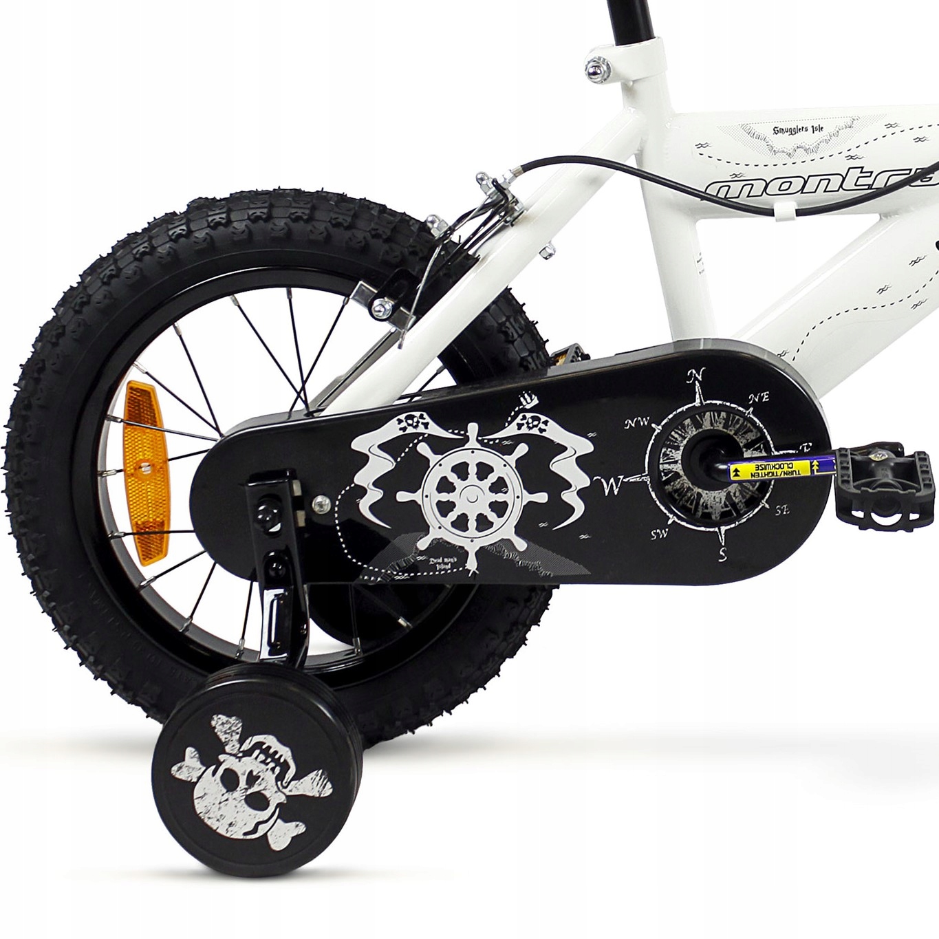 ДИТЯЧИЙ ВЕЛОСИПЕД ДЛЯ ХЛОПЧИКА BMX 14 ДЮЙМІВ ПІРАТСЬКИЙ КОШИК КЕРІВНИЦТВО
