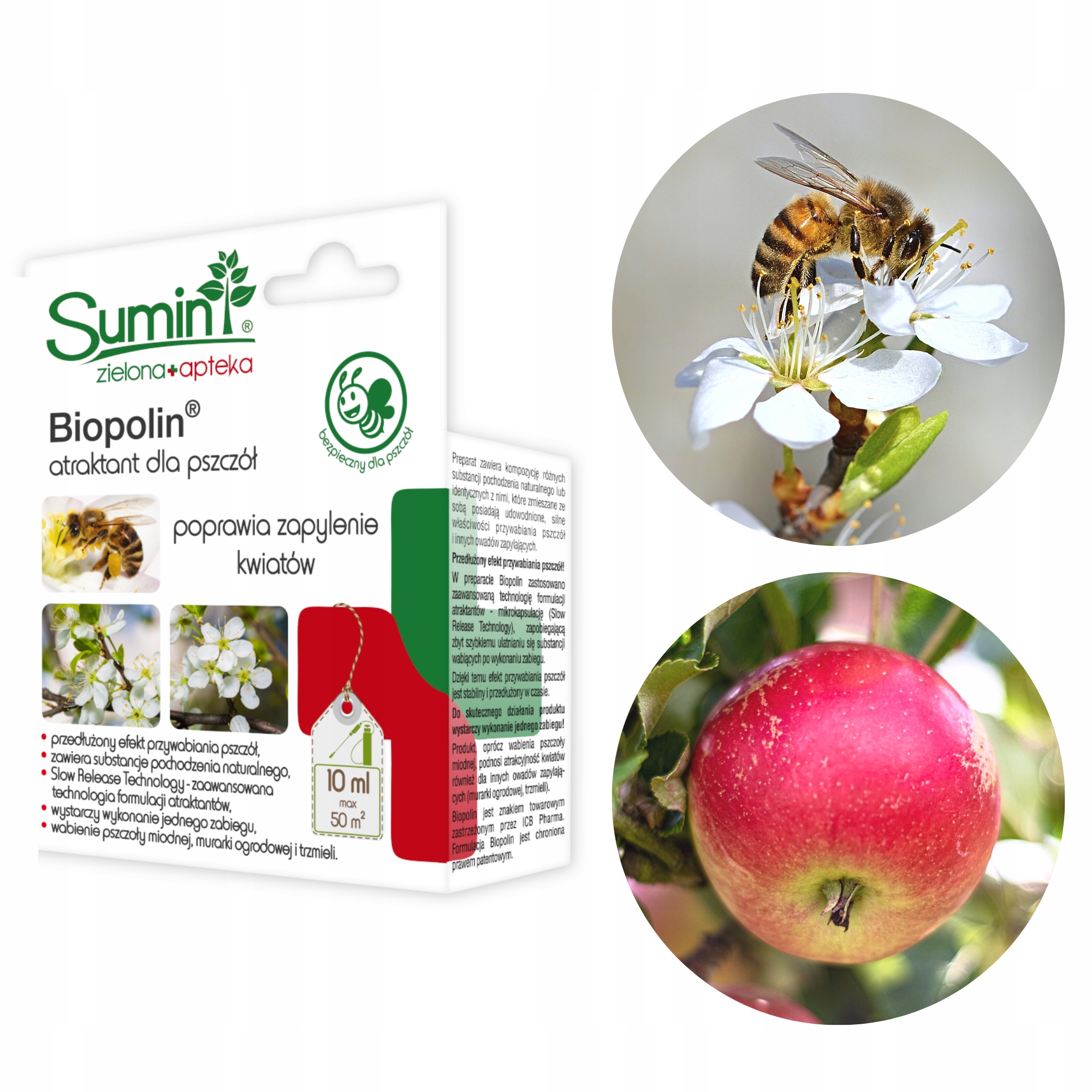

Biopolin wabi pszczoły i trzmiele 10ml Sumin