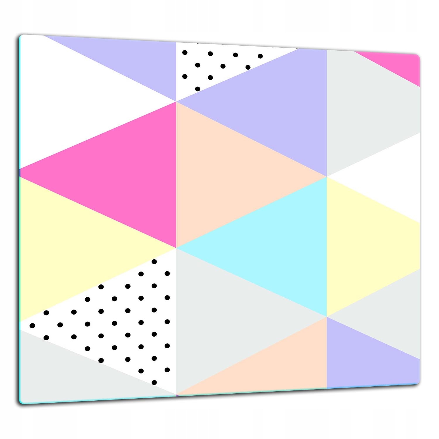 7v1 Skleněná Deska Ochranný Panel 65x60 Vzor Tvrzené Sklo