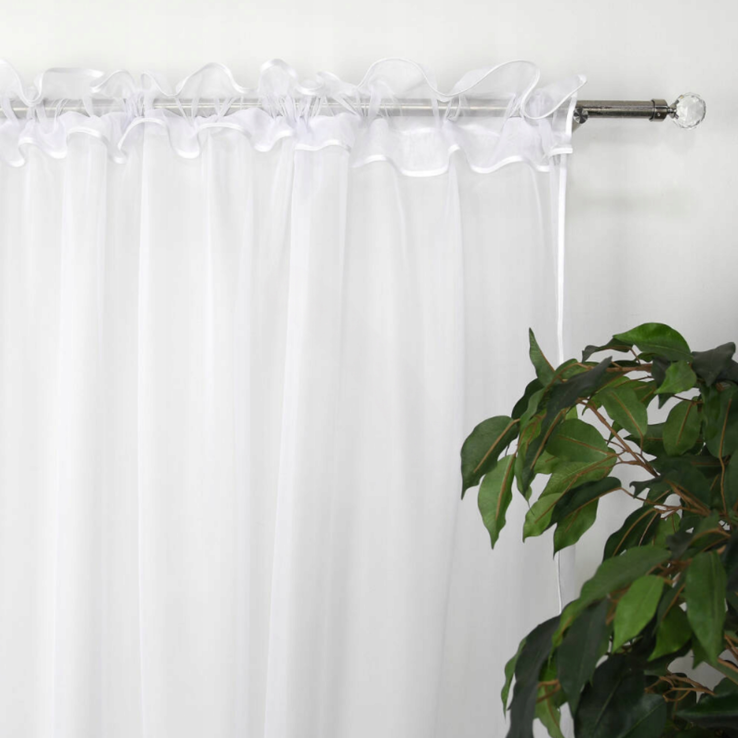 FIRANA GOTOWA 220x200 FIRANKA BALKONOWA Z GIPIURĄ Wzór gładki