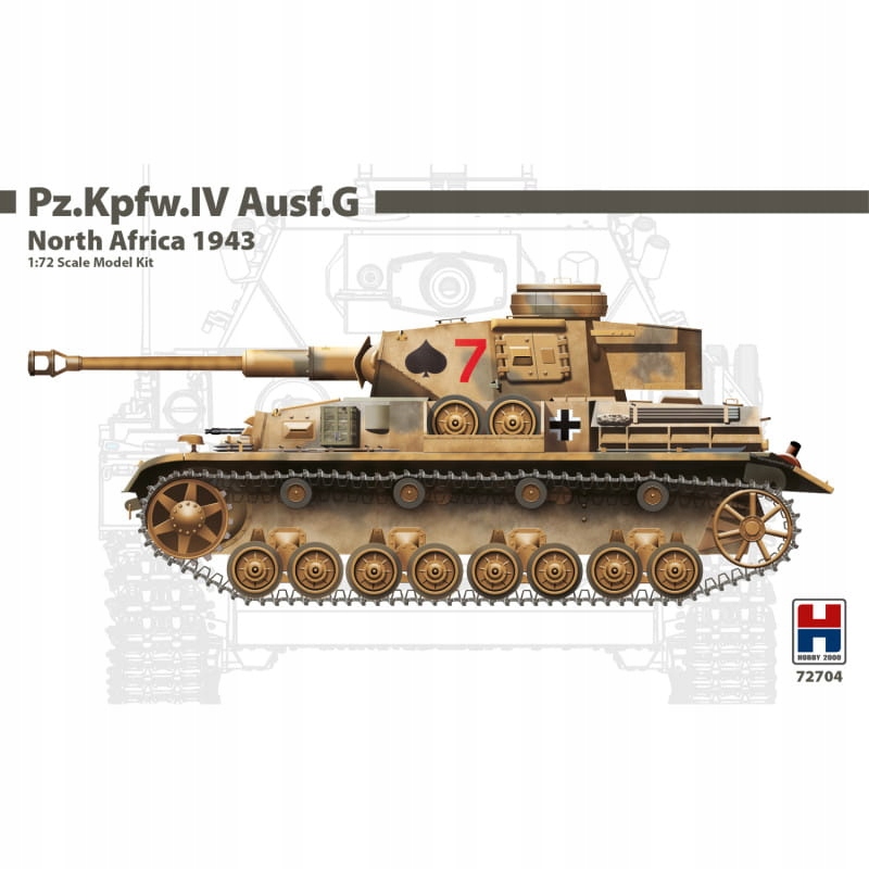 Pz.Kpfw.IV Ausf.G Severní Afrika 1943 1:72 Hobby 2000 72704