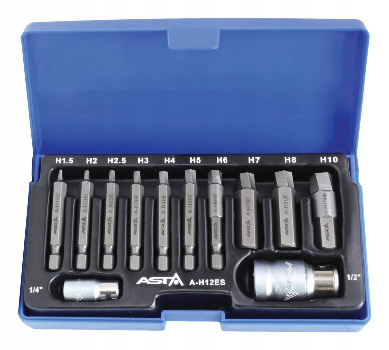 A-H12ES ZESTAW BITÓW DO OBROBIONYCH ŚRUB HEX ASTA Kod producenta A-H12ES