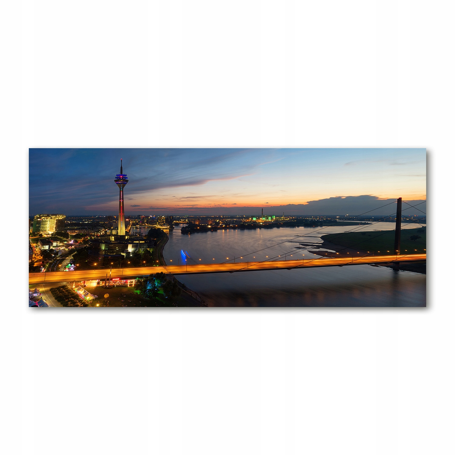 

Foto obraz szkło akryl Dusseldorf Niemcy 125x50 cm