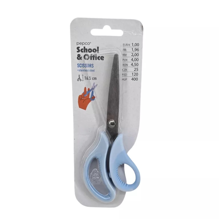 NOŻYCZKI NIEBIESKIE 16,5CM