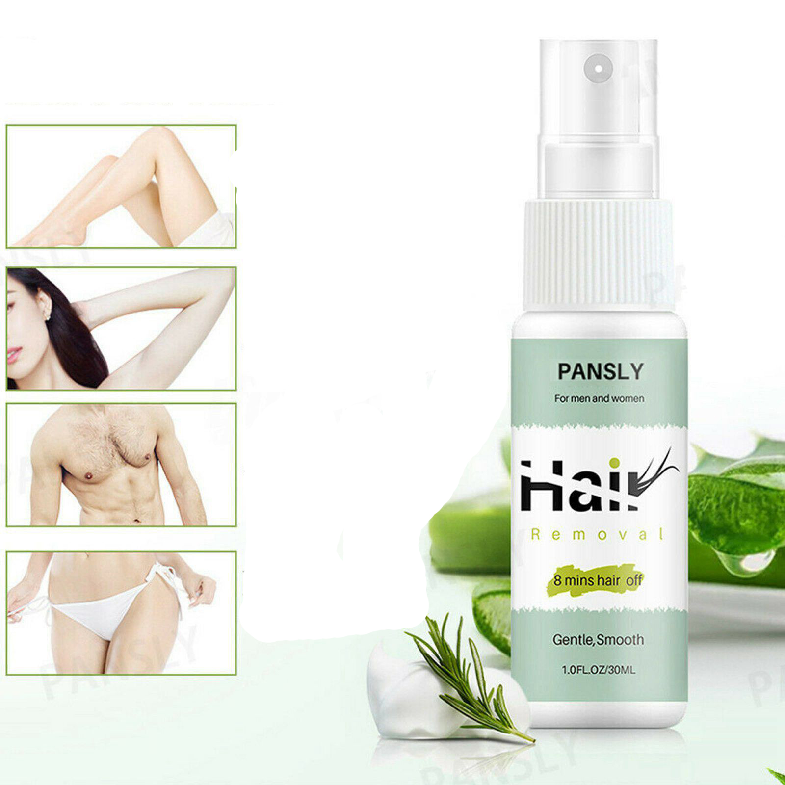 Spray Do Usuwania Włosów Profesjonalny 30ml Opakowanie butelka