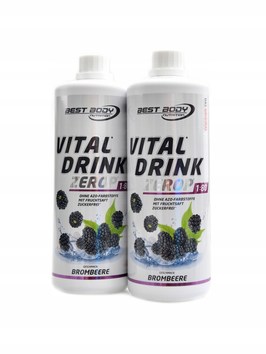 Vital drink Zerop 2 x 1000 ml blackberry Duopack