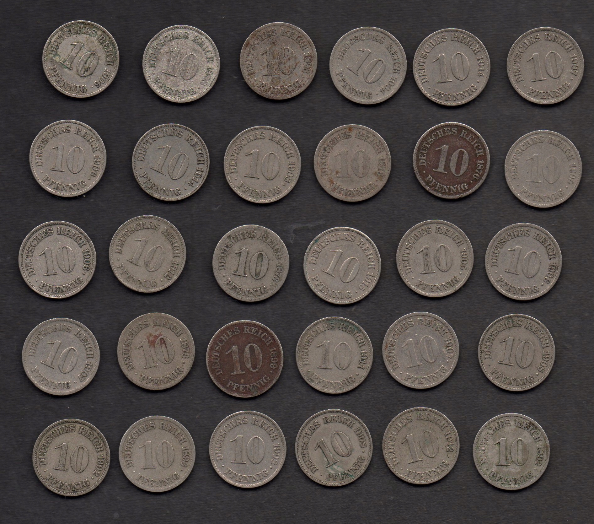 CESARSTWO NIEMIECKIE- ZESTAW MONET