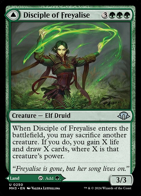 MtG: Disciple of Freyalise // Garden of F... (MH3)
