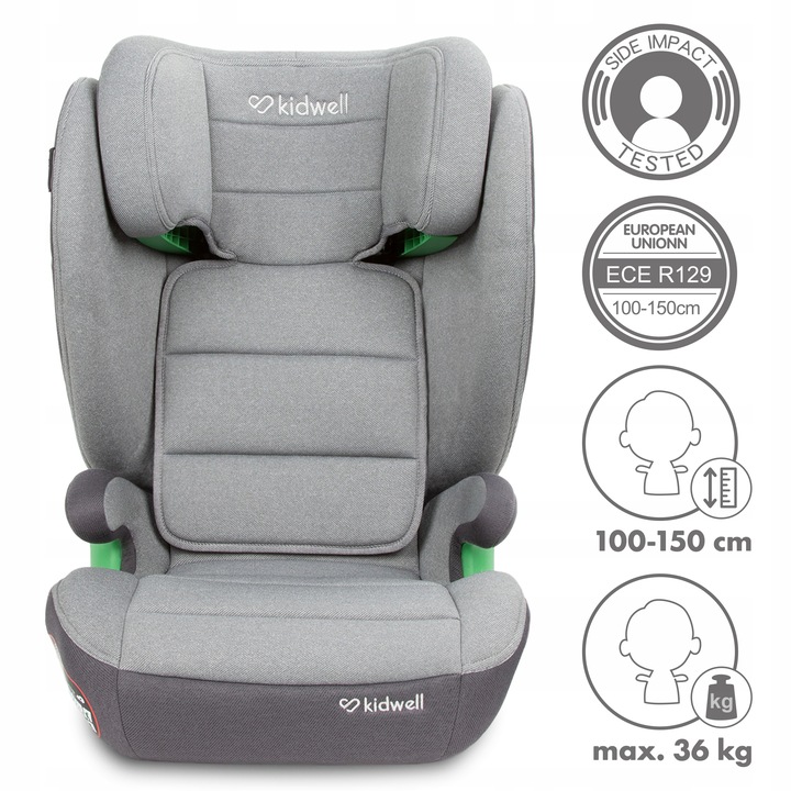 FOTELIK SAMOCHODOWY KIDWELL WESTON i-Size 100-150 Kod producenta FOSAWES01A0