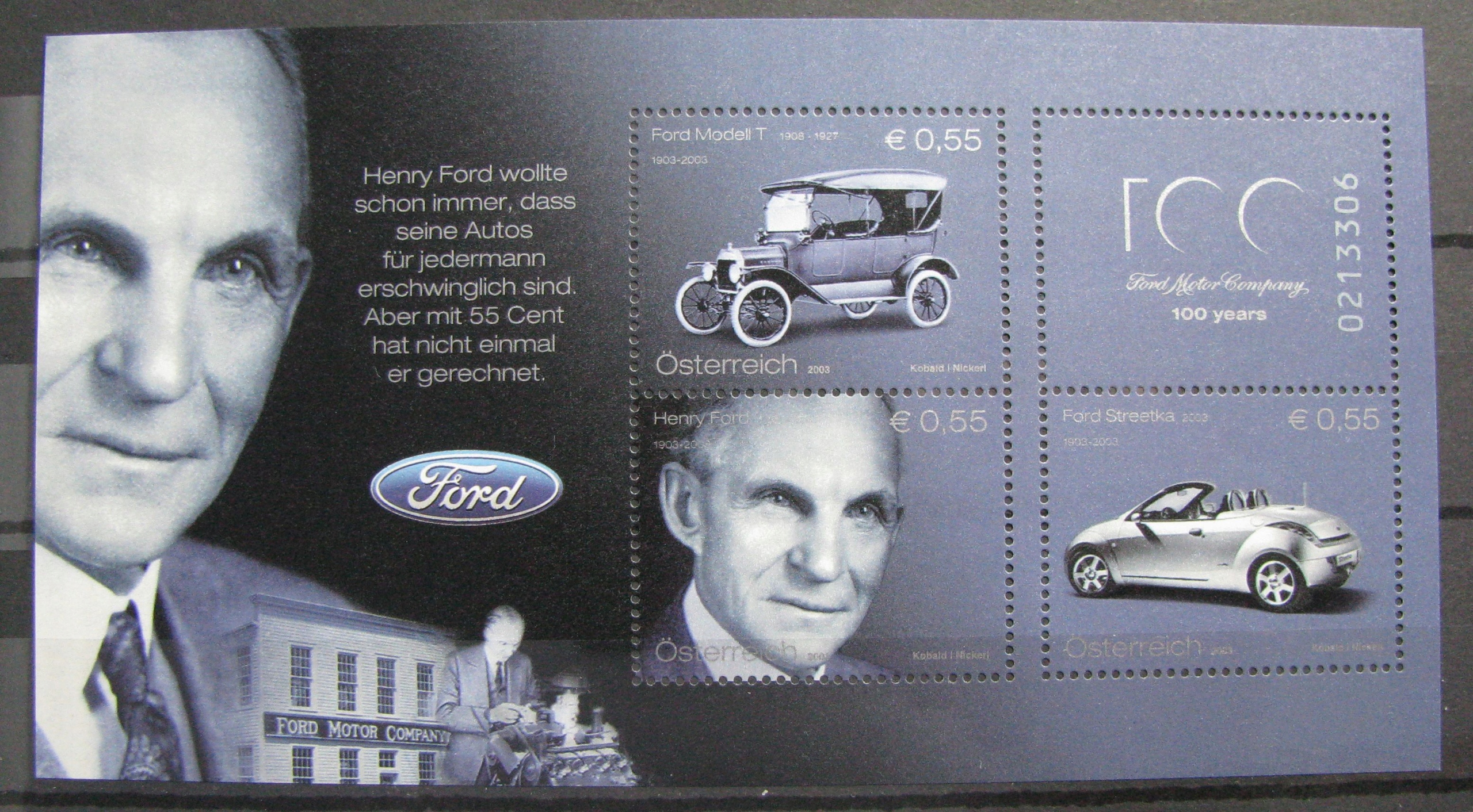 AUSTRIA - Mi blok 20 **