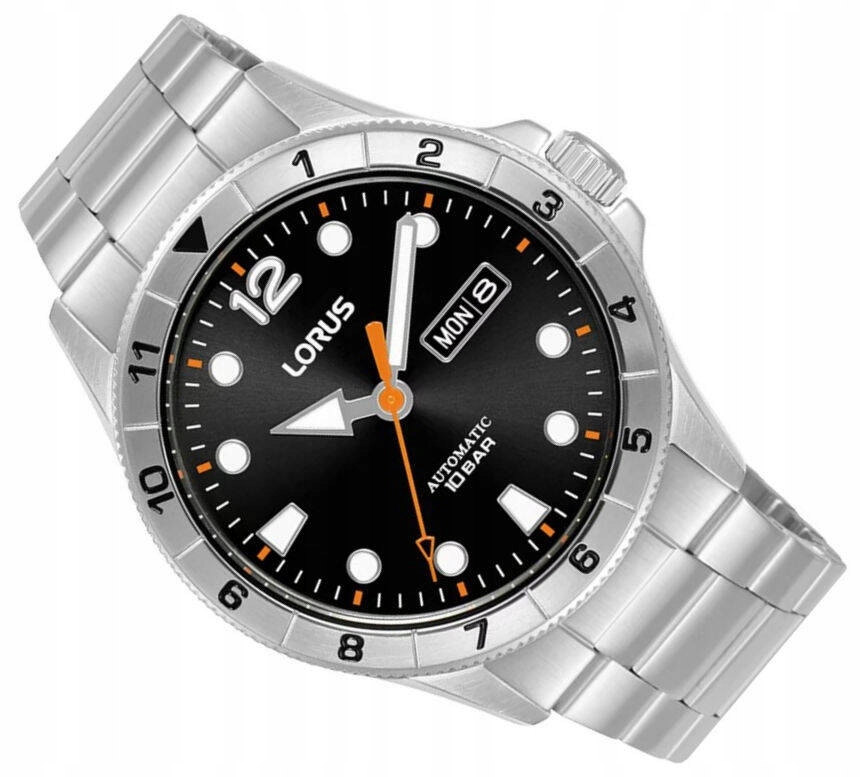 Pánské Klasické Automatické Hodinky Lorus S Ocelovým Náramkem RL459BX9 100M