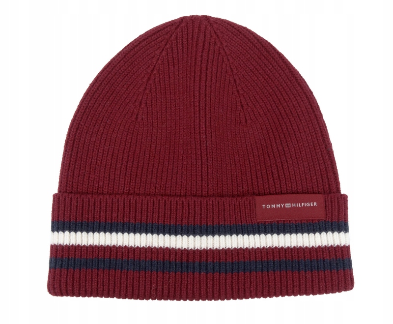 Tommy Hilfiger čepice s vlnou, bordó