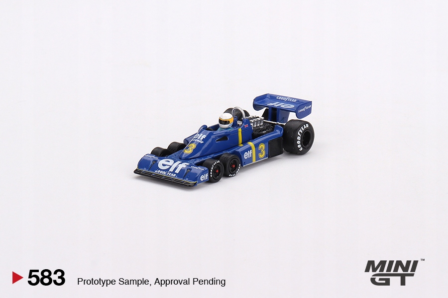 Mini Gt Tyrrell P34 #3 J. Scheckter Winner Švédsko Gp 1976 1:64