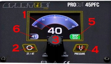 PLAZMA DO CIĘCIA METALI SPARTUS PROCUT 45PFC CNC Zakres spawania 20-40 A