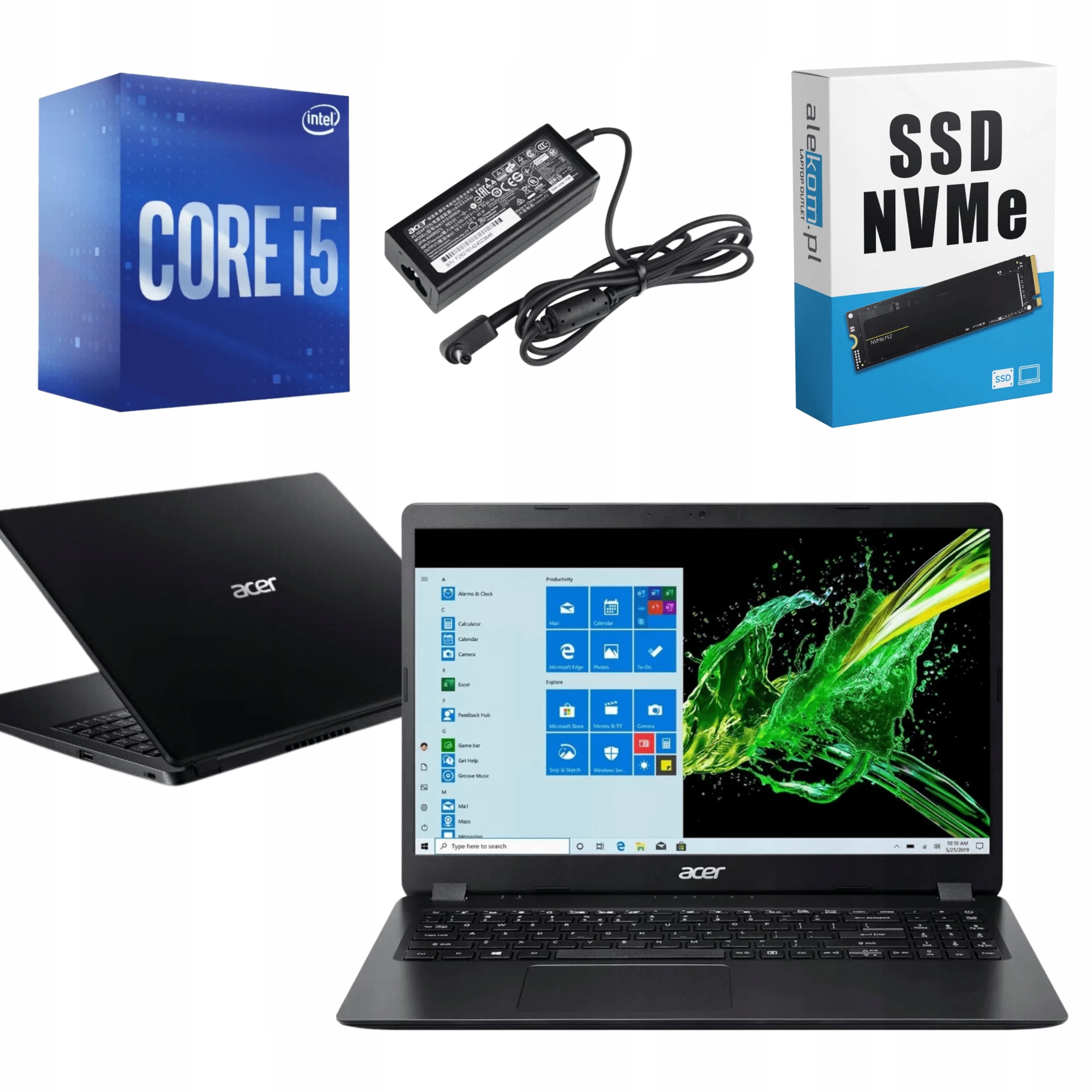 Acer Aspire A315-56 i5-1035G1 8GB 256GB W11 GW12