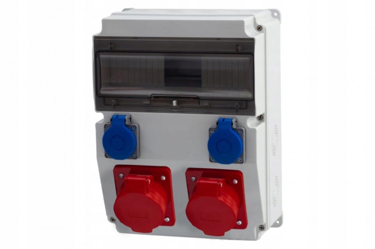 Rozvodná skrinka Caja 2x16A 5p, 2x230V 12M IP65