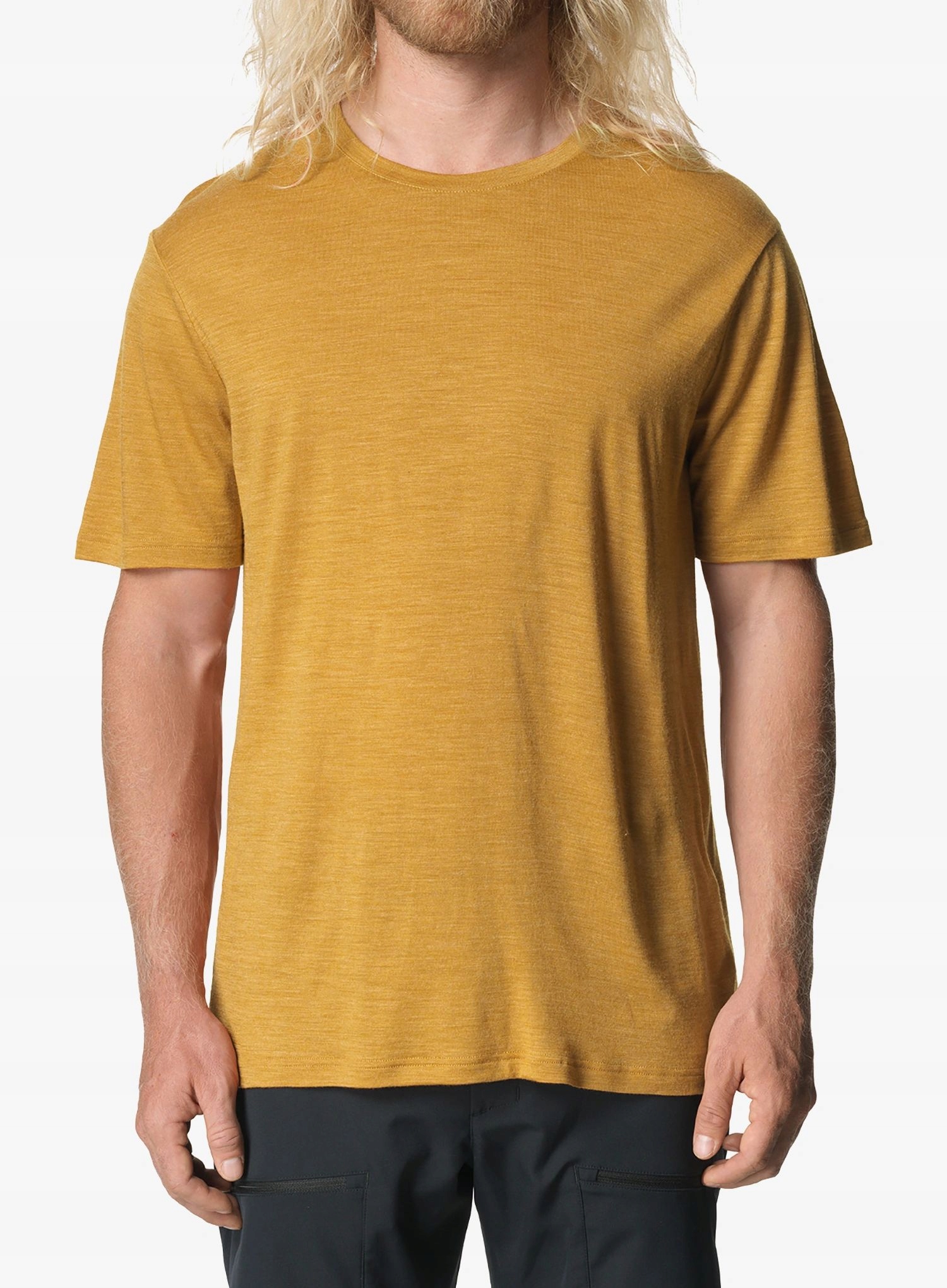 Merino tričko Houdini Activist Tee zelené zlato L