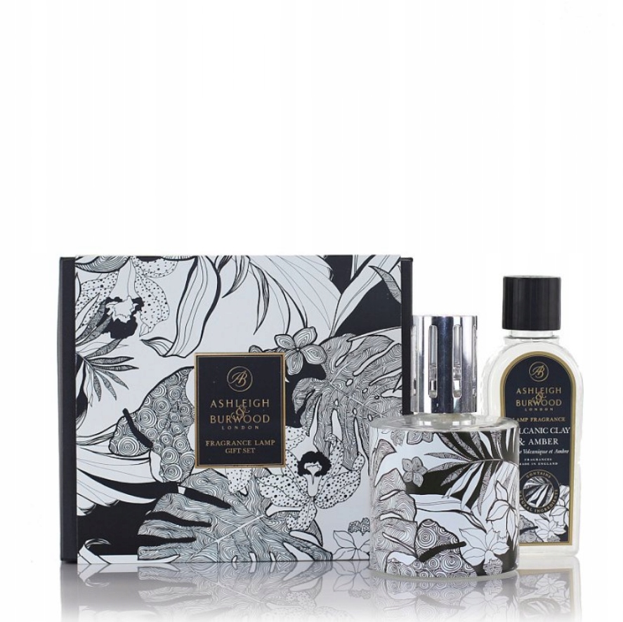 Sada Botanical Retreat veľká lampa náplň Volcanic Clay & Amber 250 ml