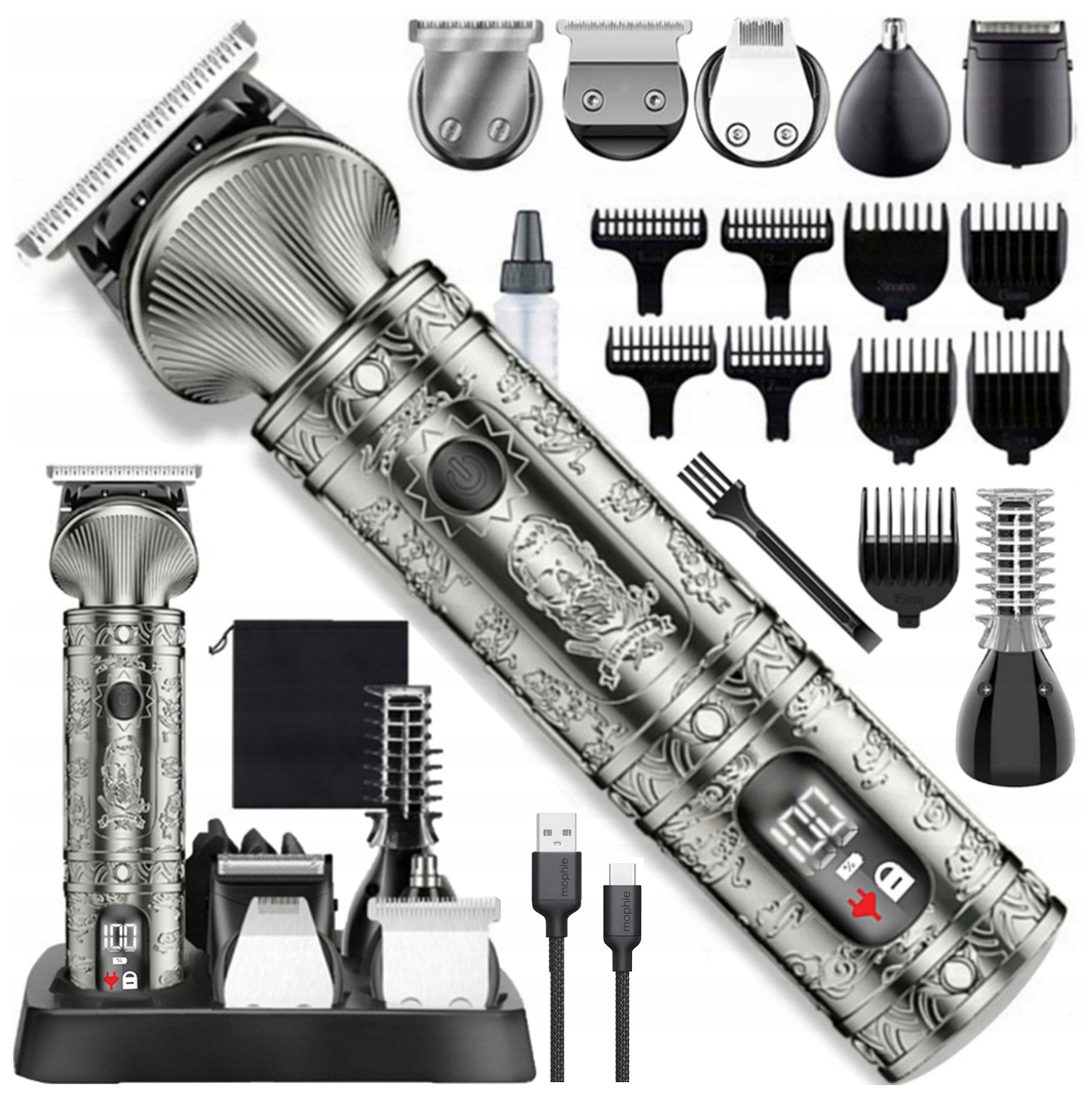 Maszynka Do Strzyżenia Włosów Brody Trymer Do Nosa Golarka 16W1